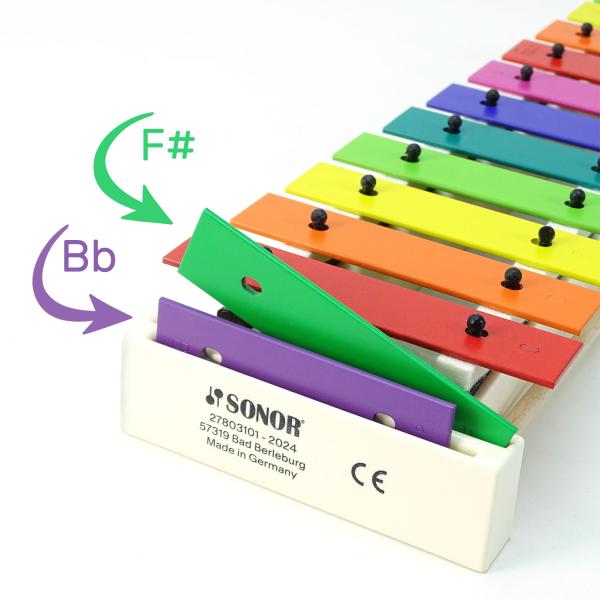 Sonor Glockenspiel BWG Boomwhackers Sopran