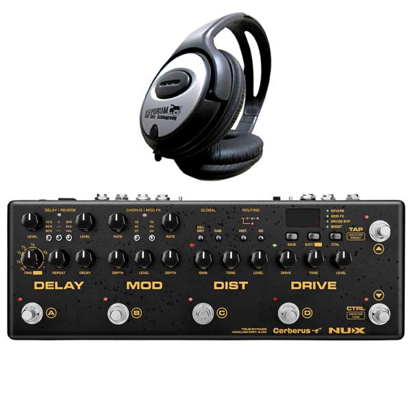 Nux Cerberus Multi-Effektgerät mit Kopfhörer