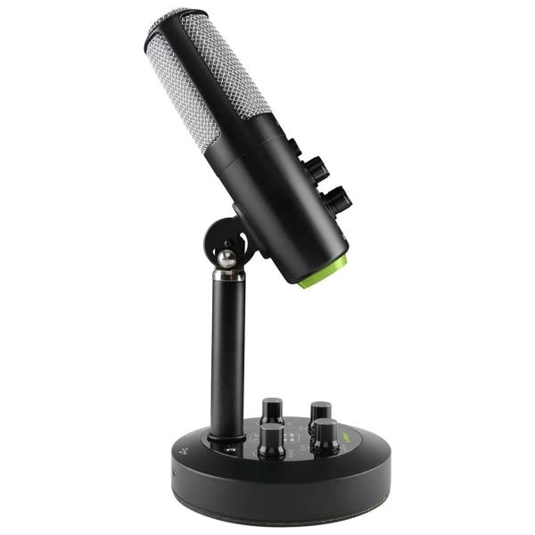 Mackie USB-Mikrofon Chromium mit integriertem 2-Kanal Mixer