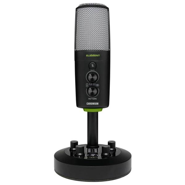 Mackie USB-Mikrofon Chromium mit integriertem 2-Kanal Mixer