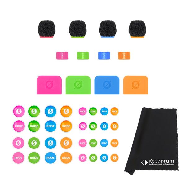 Rode Colors 3 Identifikations-Set mit Mikrofasertuch