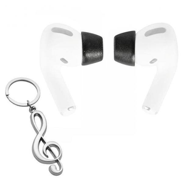 Comply 2.0 Ohrstöpsel für AirPods Pro 1 und 2 Größe M mit Schlüsselanhänger