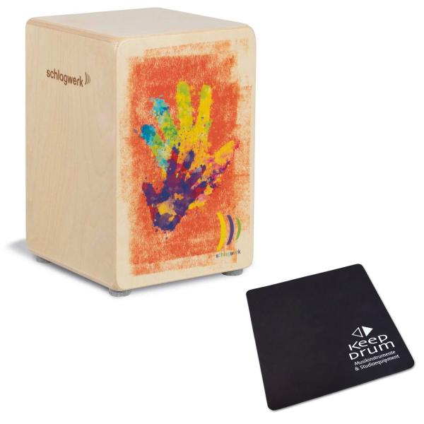 Schlagwerk CP402 High Five Kids Cajon mit Sitz-Pad