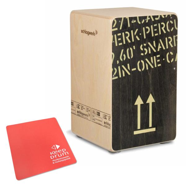 Schlagwerk CP404BLK Cajon mit Sitzpad Rot