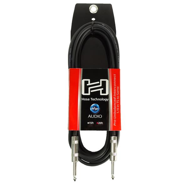 Hosa CPP-520 Instrumentenkabel 6,35mm Mono Klinke 6m