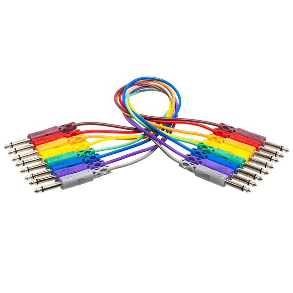 Hosa CPP830 Patchkabel Set 6,3mm Klinke Mono 30cm