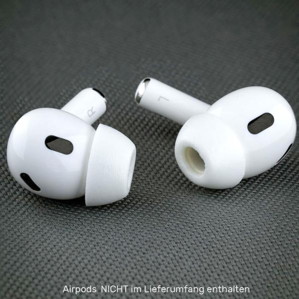 Comply Ohrstöpsel TrueGrip MAX für Airpods Pro 3 Weiss Größe S