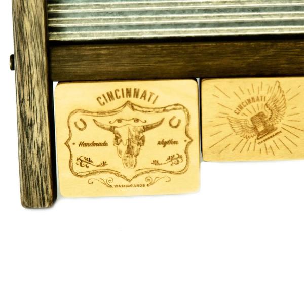 Cincinnati Washboards CW-3 Percussion Waschbrett Pro mit Tuch