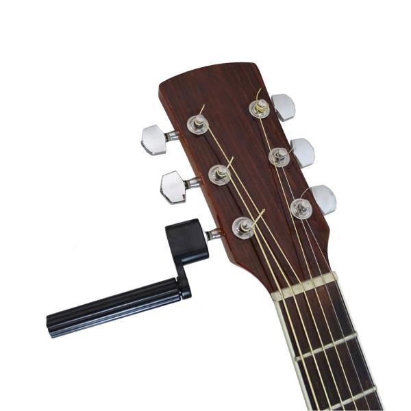 Dunlop D38-09BK Gitarrengurt lang mit Saitenkurbel
