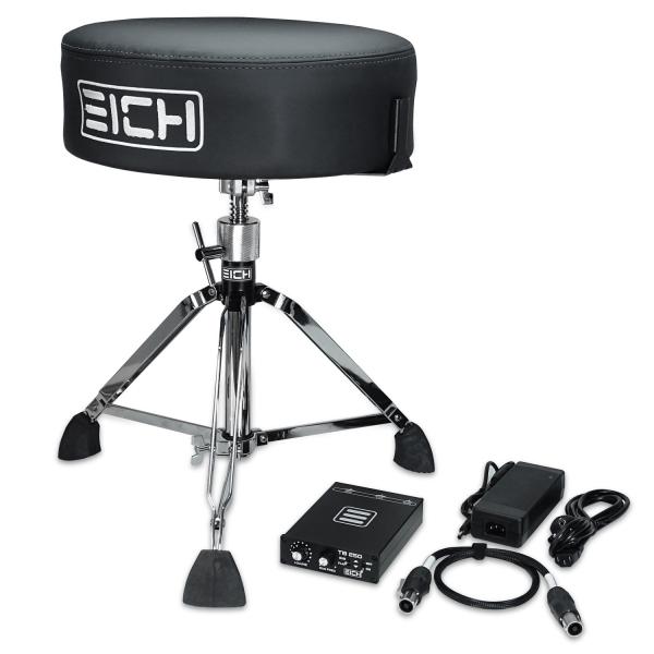 Eich Hocker DBC400R Subwoofer-Hocker Leder Komplett-Set mit Taschen