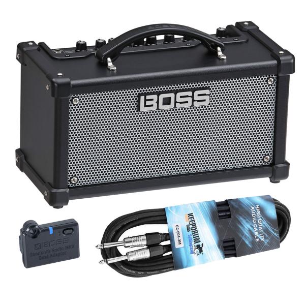 Boss Gitarren-Verstärker Dual Cube LX mit BT-Dual und Kabel