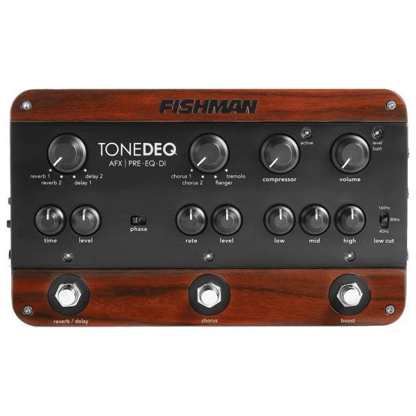 Fishman Tone DEQ AFX Vorverstärker für Gitarre mit Kabel