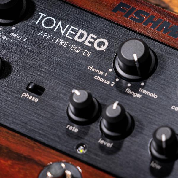 Fishman Tone DEQ AFX Vorverstärker für Gitarre mit Kabel
