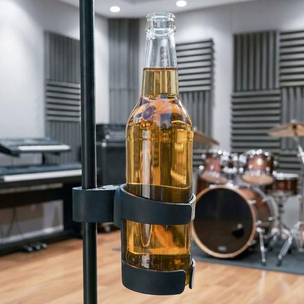 keepdrum Getränkehalter DH01 für Stative mit Flaschenöffner