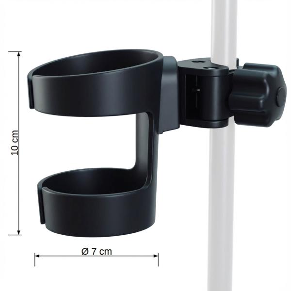 keepdrum Getränkehalter DH01 für Stative mit Flaschenöffner