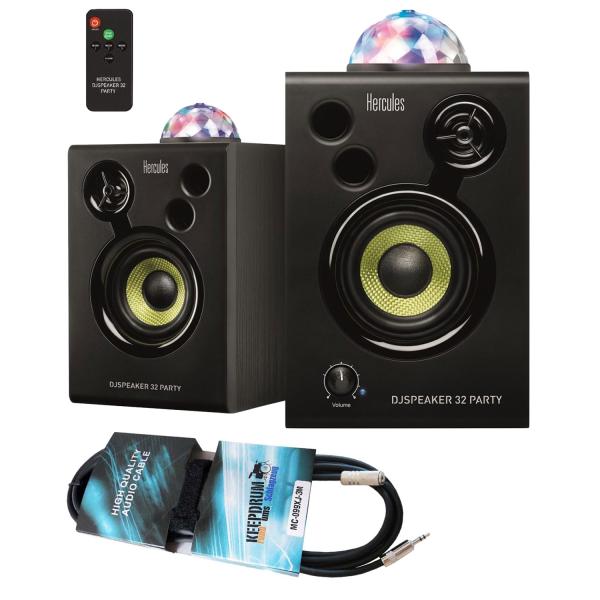 Hercules DJ Speaker 32 Party mit Verlängerungskabel