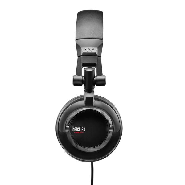 Hercules HDP DJ45 DJ Kopfhörer mit Tisch-Stativ