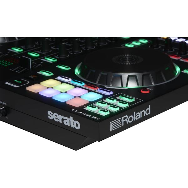 Roland DJ Controller DJ-505 2-Kanal DJ-Pult mit XLR Kabeln