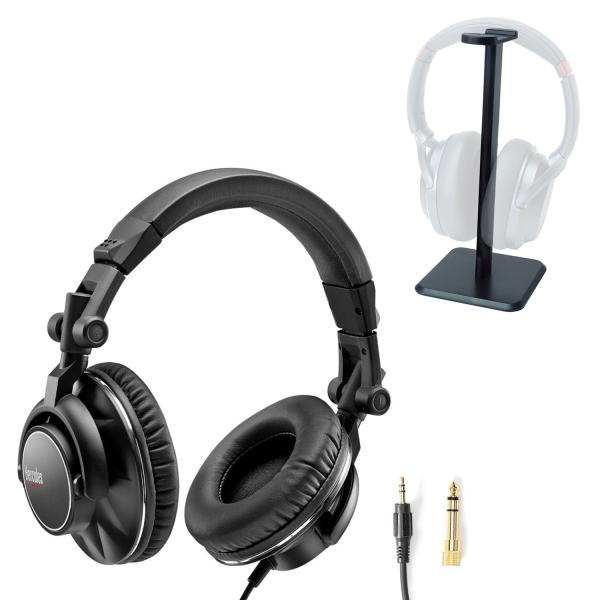 Hercules HDP DJ60 DJ Kopfhörer mit Tisch-Stativ