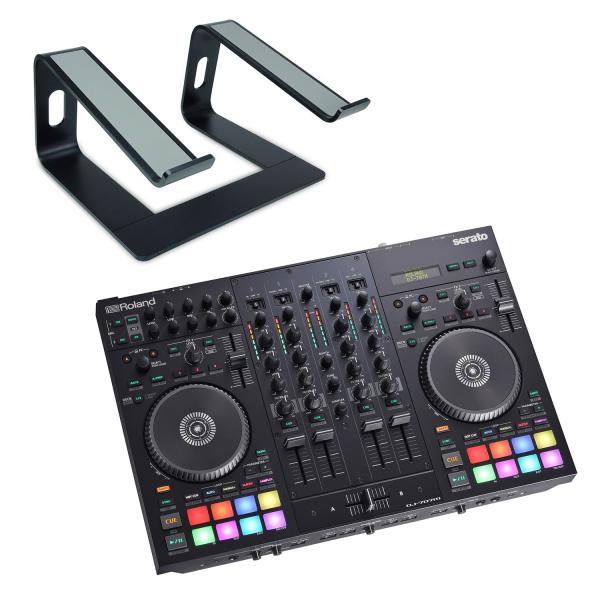 Roland DJ-707M DJ-Controller mit Ständer Schwarz