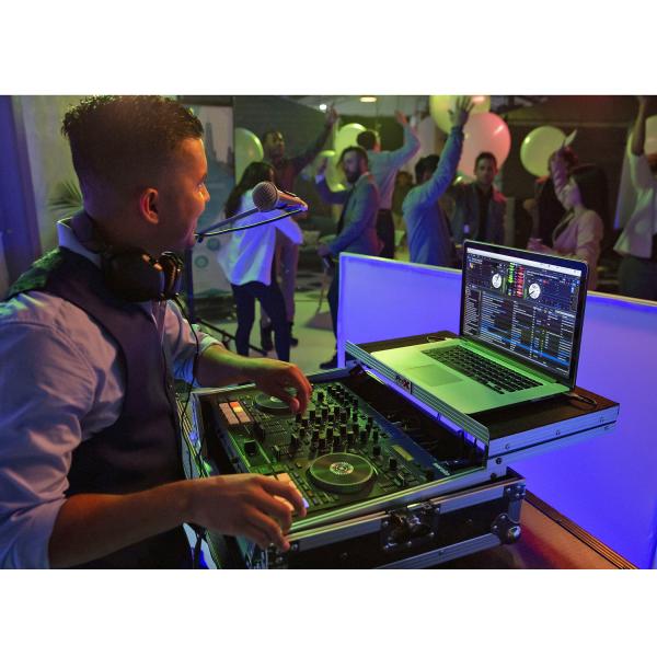 Roland DJ-707M DJ-Controller mit Ständer Schwarz
