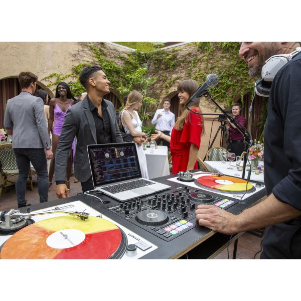 Roland DJ-707M DJ-Controller mit Ständer Schwarz