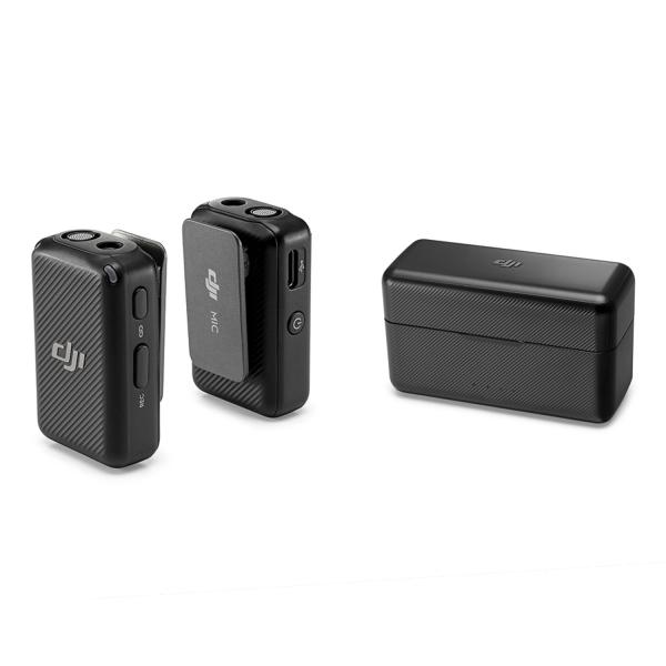 DJI Mic Mikrofon 2-Kanal Funk-System mit Ohrhörer