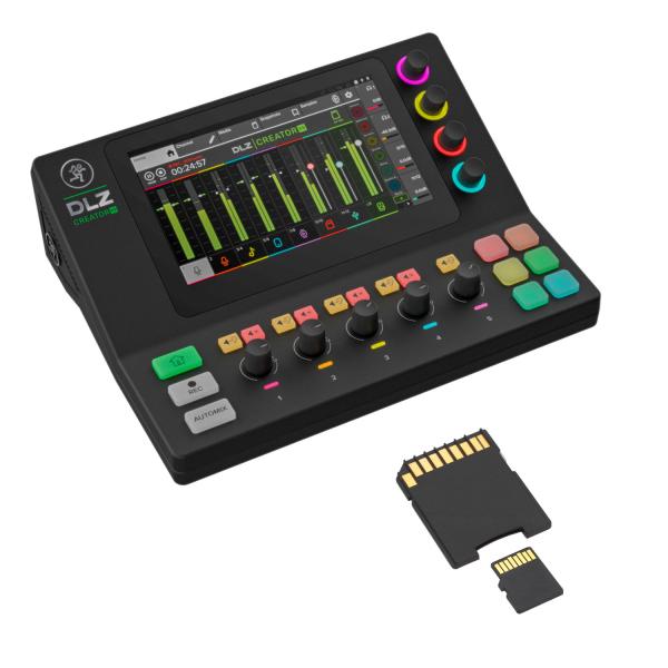 Mackie Mischpult DLZ Creator XS Streaming Mixer mit SD-Karte