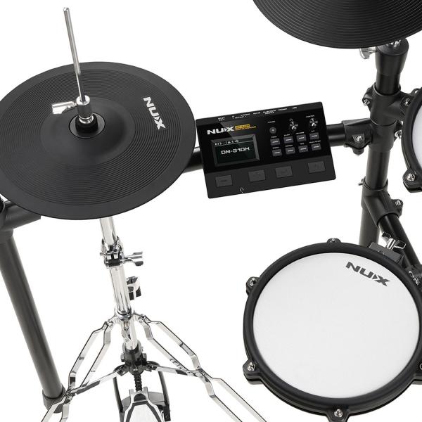 Nux E-Drum DM-310H elektronisches Schlagzeug mit Zubehör