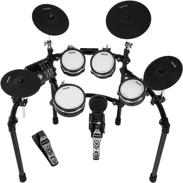 Nux E-Drum DM-7X Schlagzeug mit Zubehör-Set