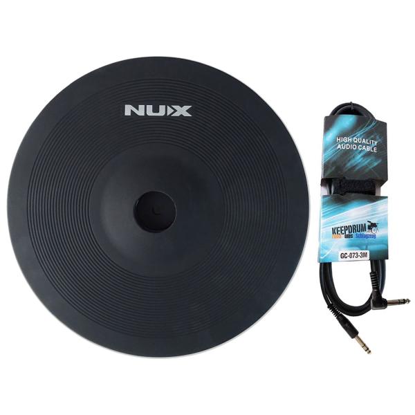 Nux Becken-Pad DM8-Cymbal E-Drum Becken 12 Zoll mit Kabel