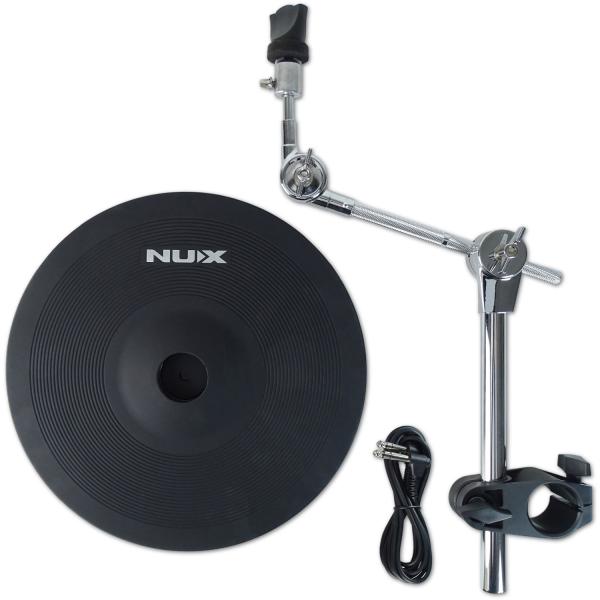 Nux Becken-Set DM8 E-Drum Becken-Pad 12 Zoll mit Halterung