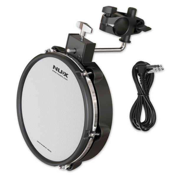 Nux E-Drum Pad DM-8 Tom-Set 10 Zoll mit Halterung