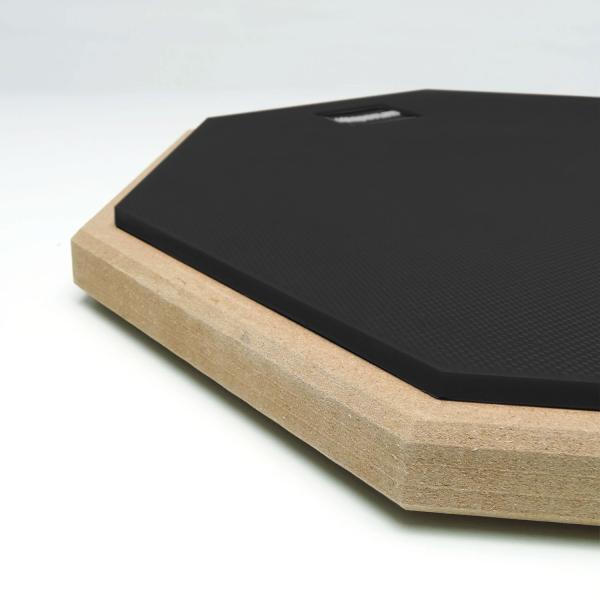 keepdrum Übungspad DP-BK12 Drum Practice Pad schwarz 12 Zoll