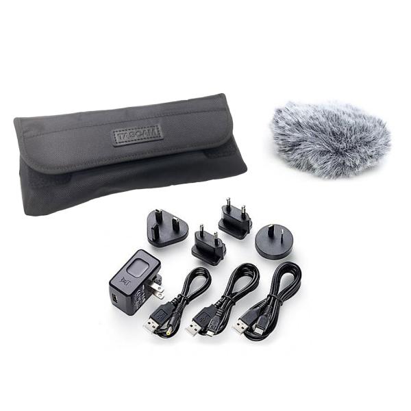 Tascam Audio-Recorder DR-40XP mit Zubehörset und Kopfhörer