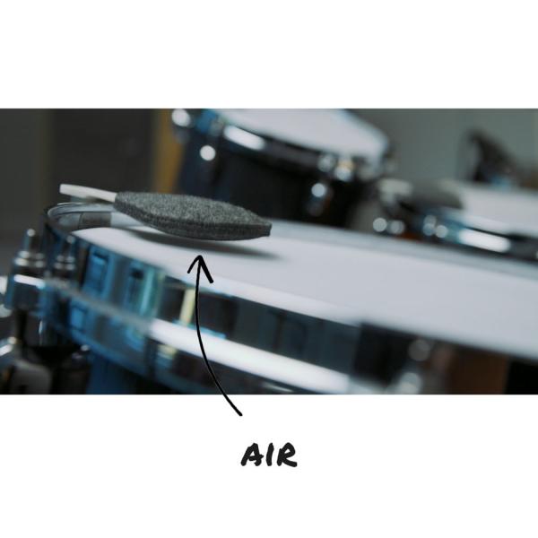 Tandem Drums Drops 120g Dämpfer Pad mit Anhänger