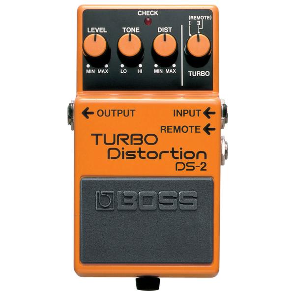 Boss DS-2 Turbo Distortion Effektgerät mit Kabel