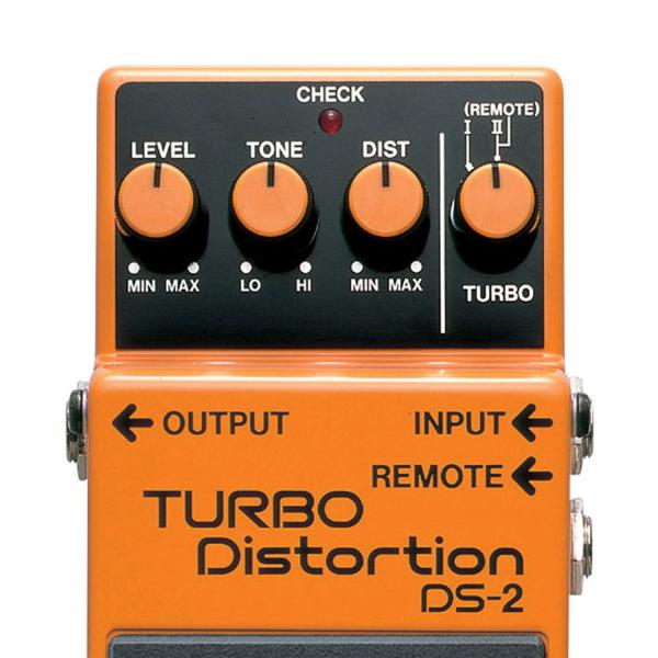 Boss DS-2 Turbo Distortion Effektgerät mit Kabel