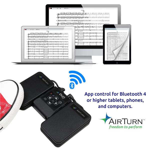 Airturn Bluetooth-Fußschalter Duo 500