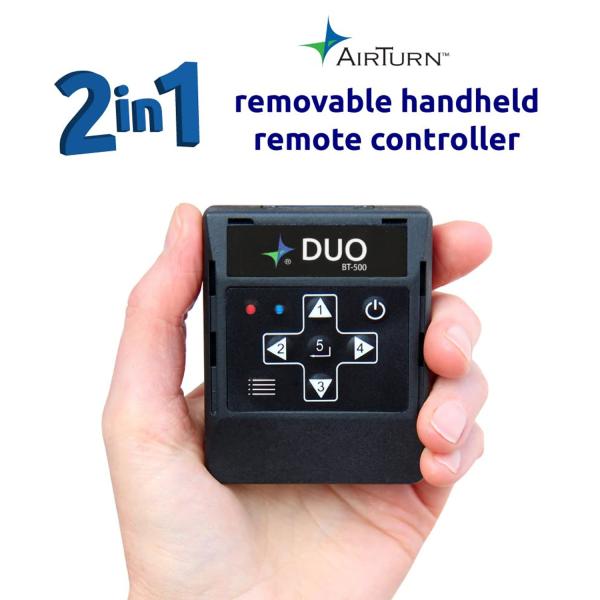 Airturn Bluetooth-Fußschalter Duo 500 mit Netzteil