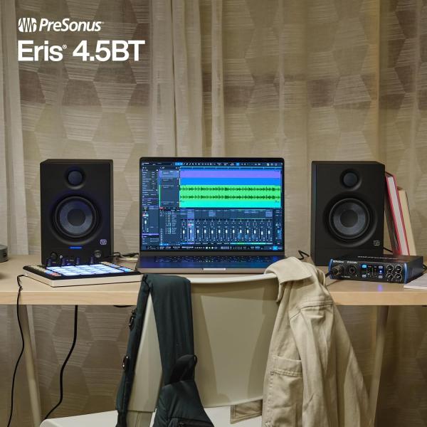 Presonus Eris 4.5BT Bluetooth-Boxen 2nd Gen mit Klinkenkabel