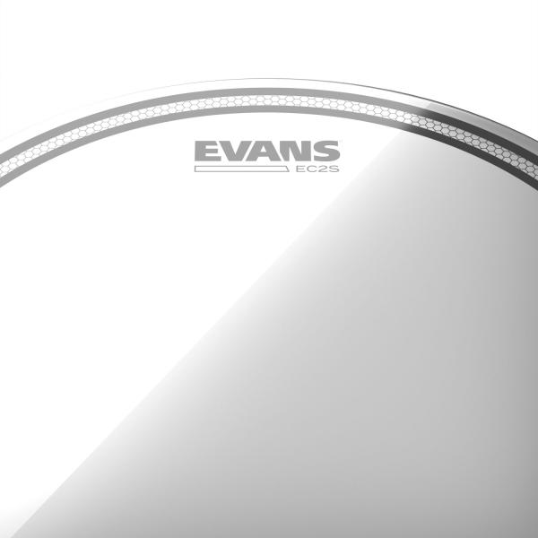 Evans EC2SCLR-S Clear 12-13-16 mit keepdrum Damper Pads