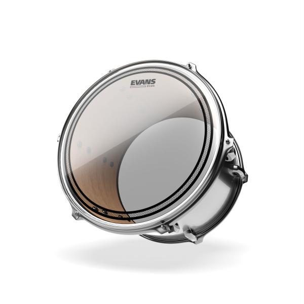 Evans EC2SCLR-S Clear 12-13-16 mit keepdrum Damper Pads