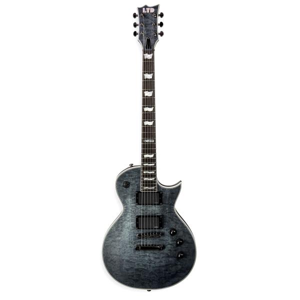ESP LTD EC-401 QM STBLKS E-Gitarre See Thru Black