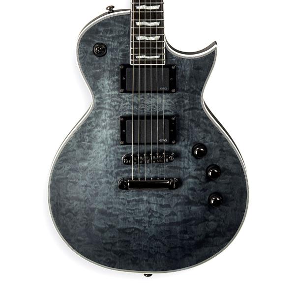 ESP LTD EC-401 E-Gitarre See Thru Black mit Kabel