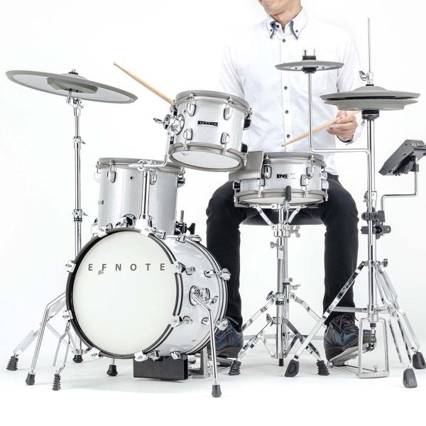 Efnote Mini E-Drum Schlagzeug mit Zubehör-Set