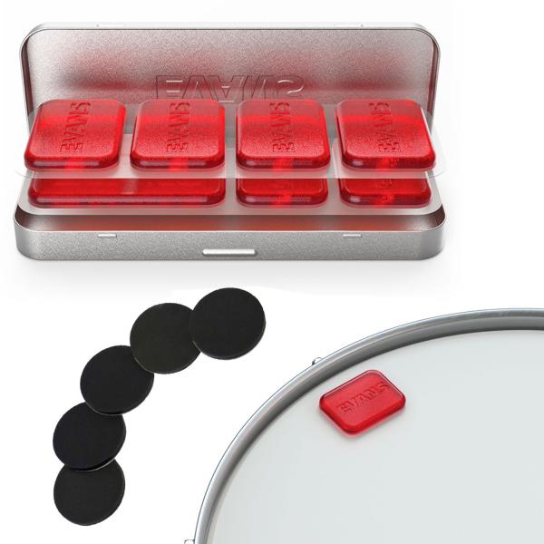 Evans EQ Pods Dämpferpads mit Pads