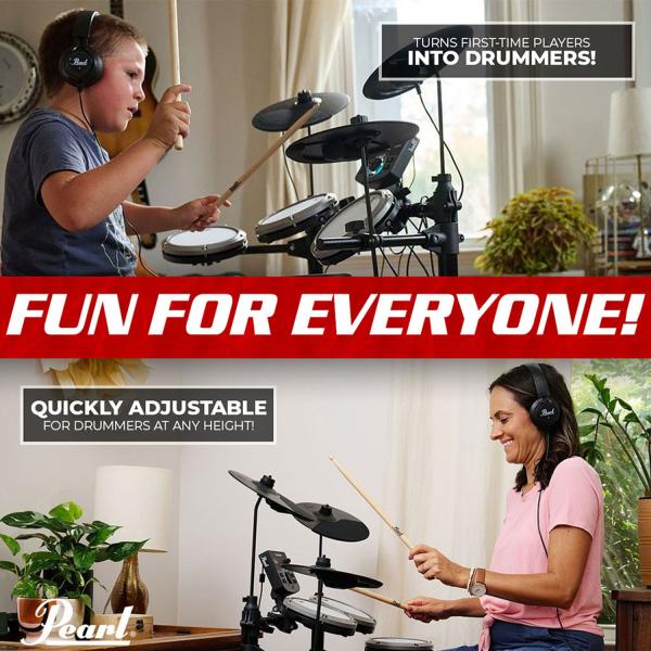 Pearl E-Drum ERS-1000 eRoadshow Schlagzeug Set mit Zubehör