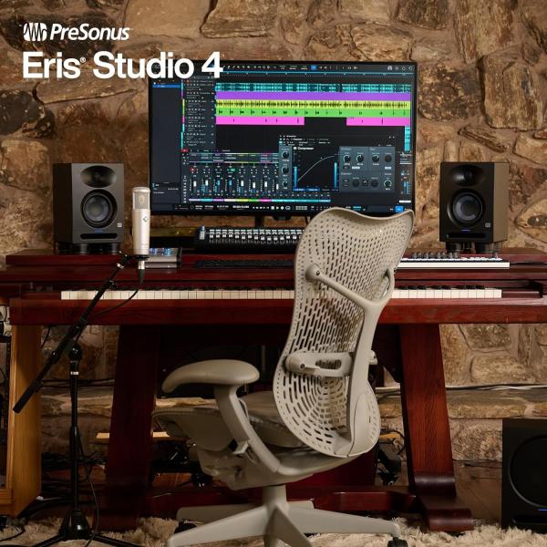 Presonus Eris Studio 4 Boxen 1 Paar mit Eris Sub 8 BT Subwoofer und 2x Kabel