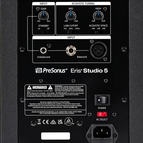 Presonus Eris Studio 5 Boxen 1 Paar mit Eris Sub 8 BT Subwoofer und 2x Kabel